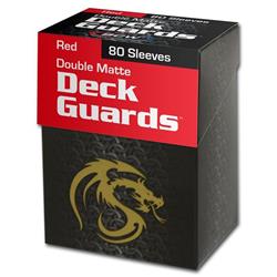 Bcddgm80red Deck Protector - Deck Guard, Matte Red - 80 Sleeves Per Box
