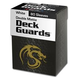 Bcddgm80whi Deck Protector - Deck Guard, Matte White - 80 Sleeves Per Box
