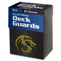 Bcddgm80blu Deck Protector - Deck Guard, Matte Blue - 80 Sleeves Per Box