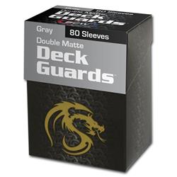 Bcddgm80gry Deck Protector - Deck Guard, Matte Gray - 80 Sleeves Per Box