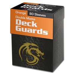 Bcddgm80org Deck Protector - Deck Guard, Matte Orange - 80 Sleeves Per Box