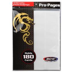 Bcdpro18swhi Pages - 18-pocket Pages Side Load, White - 10 Count Per Pack