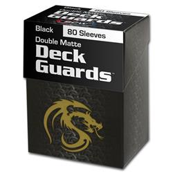 Bcddgm80blk Deck Protector - Deck Guard, Matte Black - 80 Sleeves Per Box
