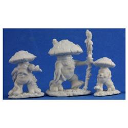 Rem77345 Mushroom Men Bones Miniature - 3 Count