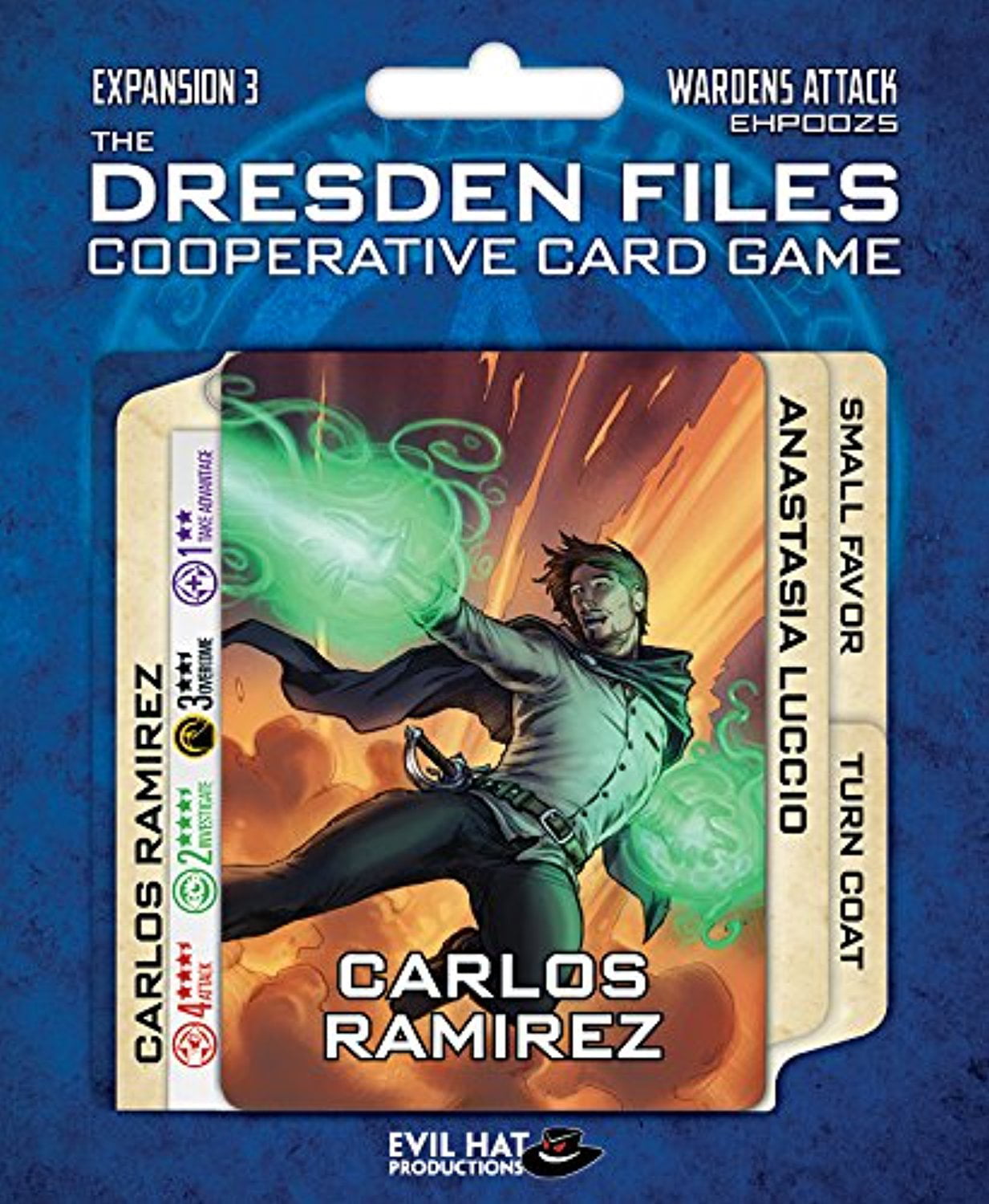 Ehp0025 Dresden Files Cooperative Card Game - Wardens Attack Expansion