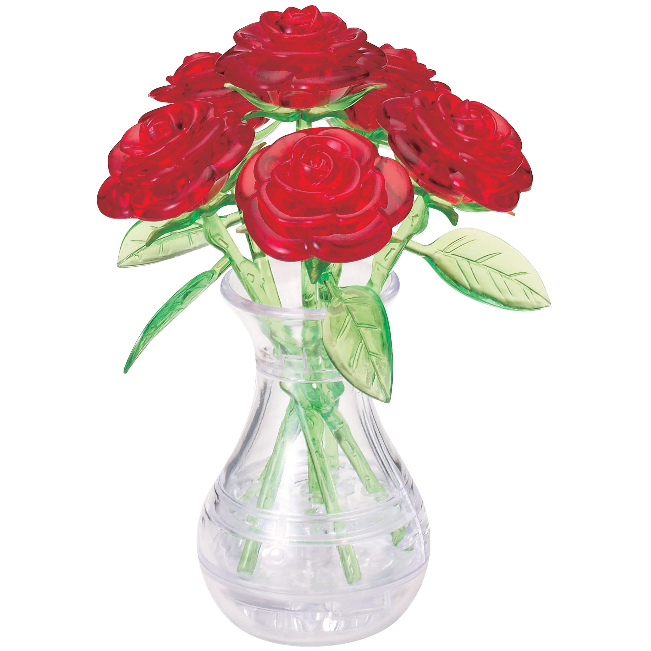 University Games Unv30897 3d Crystal Puzzle - Roses