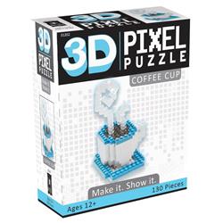 University Games Unv31202 Puzzle 3d Pixel Coffee