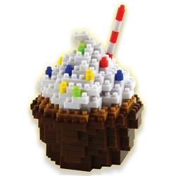 Puzzle 3d Pixel Cupcake