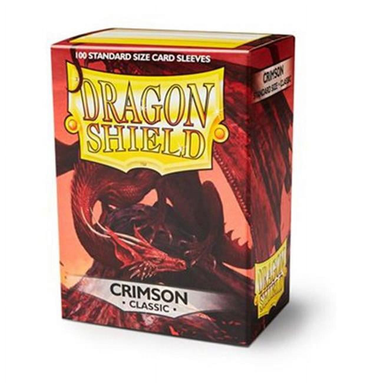 Atm10021 Dragon Shield Crimson Card Sleeves - 100 Count