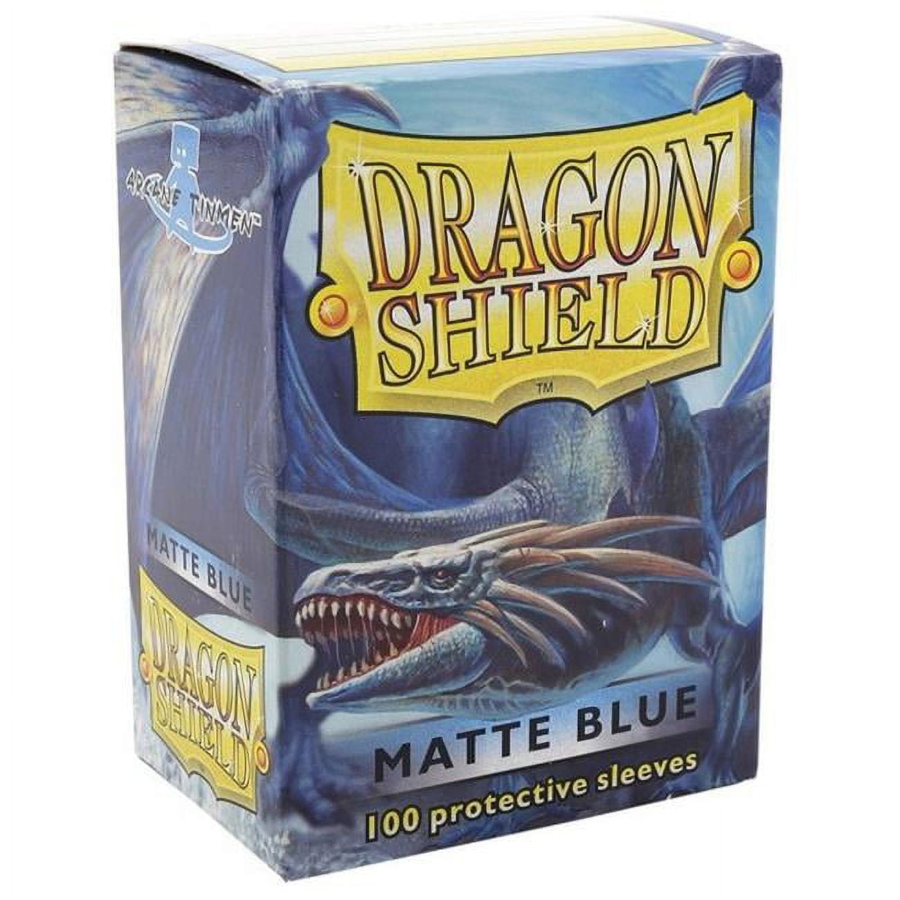 Atm11003 Dragon Shield Card Sleeves, Matte Blue - 100 Count