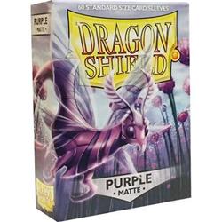 Atm11209 Dragon Shield Deck Protector Card Sleeve, Matte Purple - 60 Count