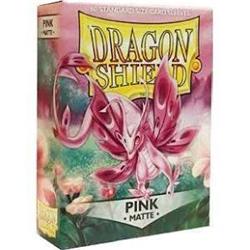 Atm11212 Dragon Shield Deck Protector Card Sleeve, Matte Pink - 60 Count