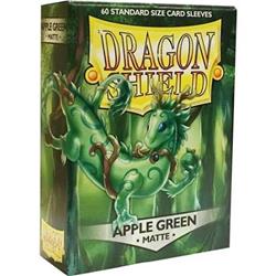 Atm11218 Dragon Shield Deck Protector Card Sleeve, Matte Apple Green - 60 Count