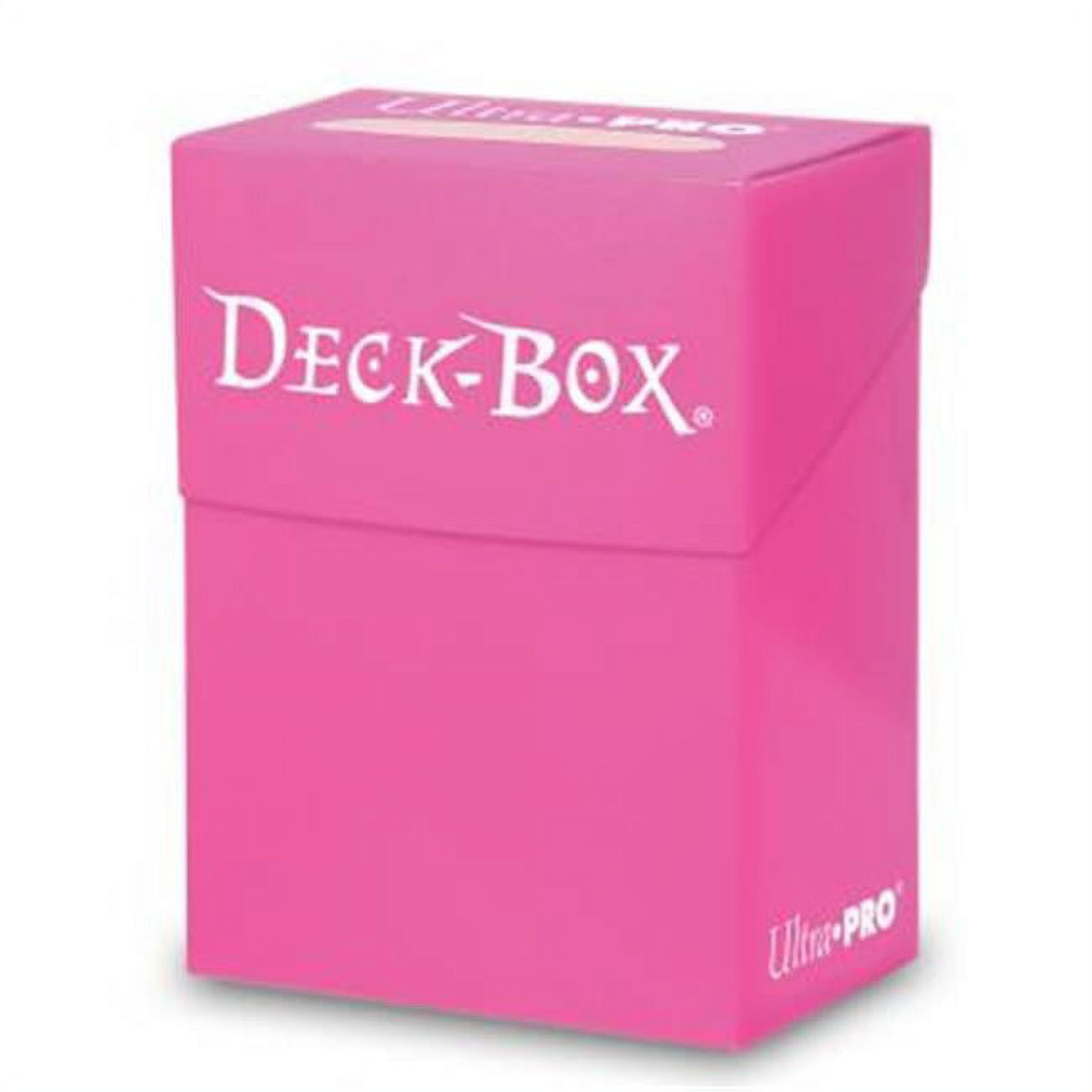 Ulp84226 Deck Protector Deck Box, Solid Bright Pink