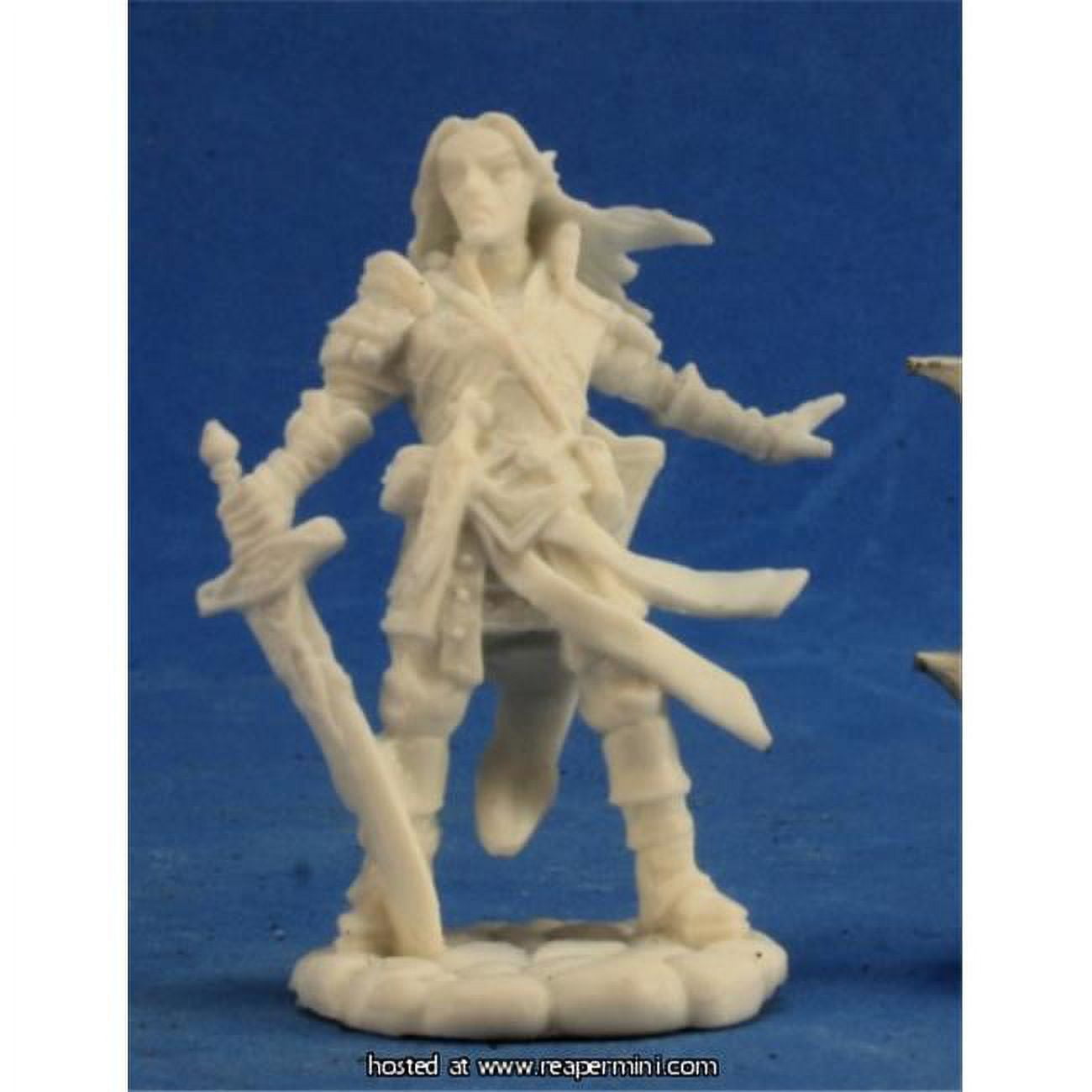 REM89028 25mm Scale Lini Iconic Gnome Druid, Derek Schubert - Pathfinder Bones