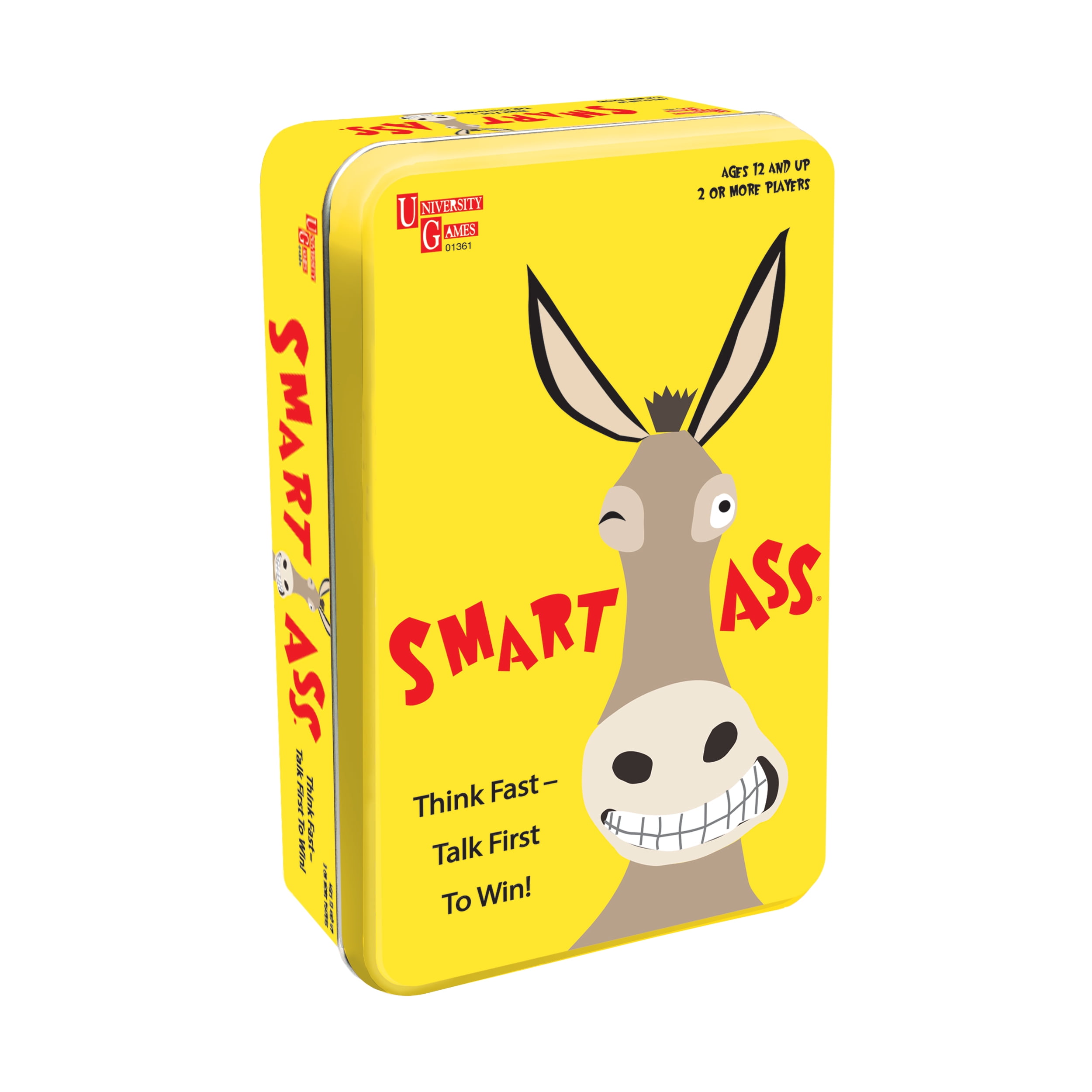 University Games Unv01361 Smart Ass Booster & Card Game Tin Play Toy Creative