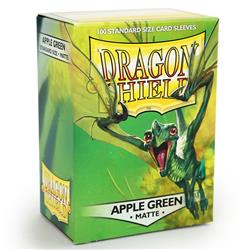 Atm11018 Dp Dragon Shield Card Sleeves, Matte Apple Green - 100 Count