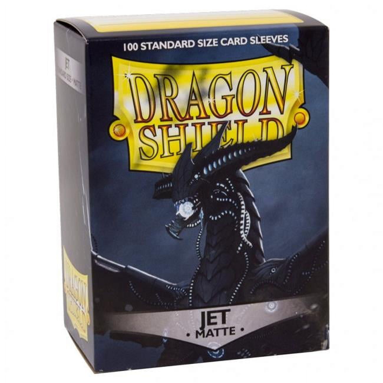 Atm11024 Dp Dragon Shield Card Sleeves, Matte Jet - 100 Count