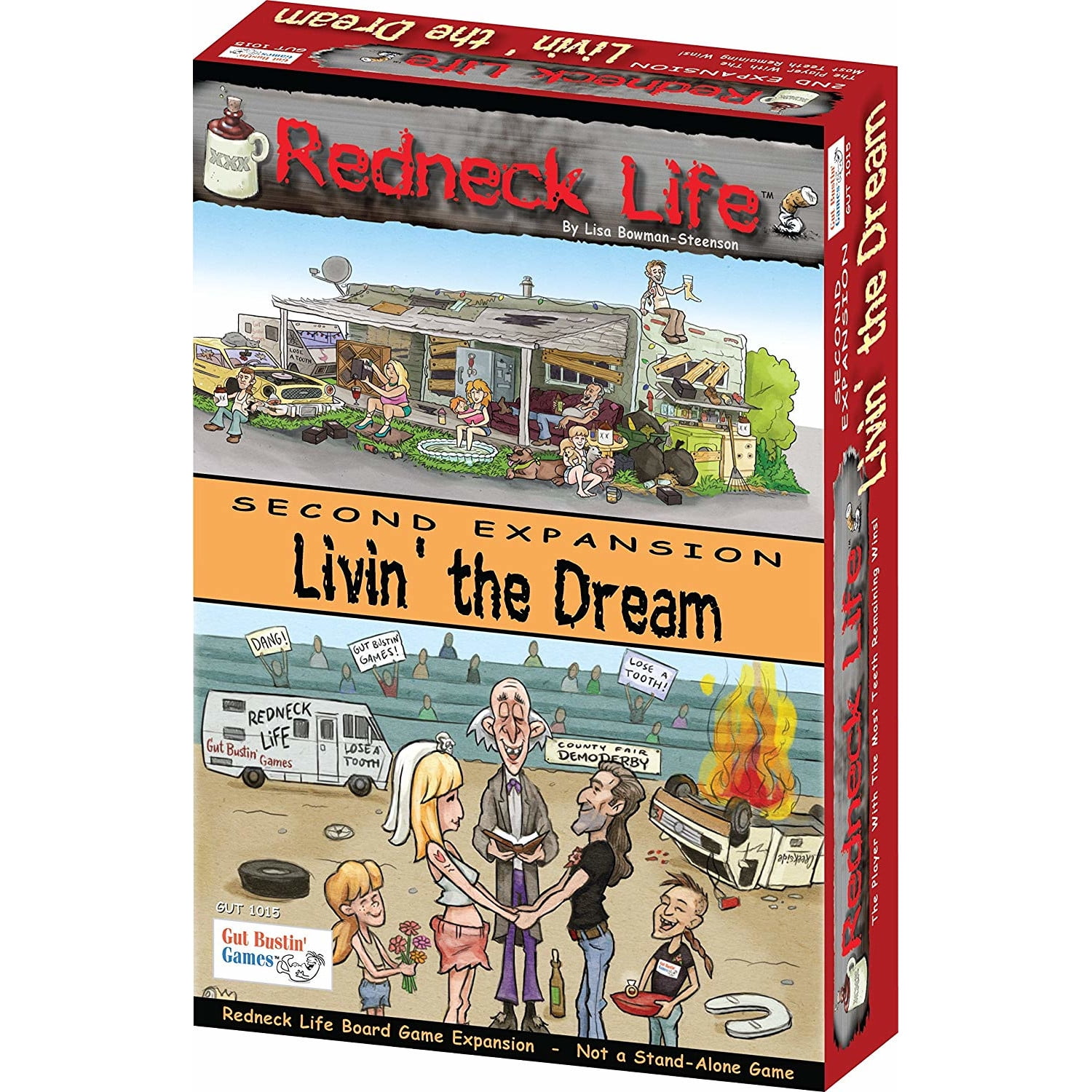 Gut Busting Games Gut1015 Redneck Life - Living In The Dream Board Games