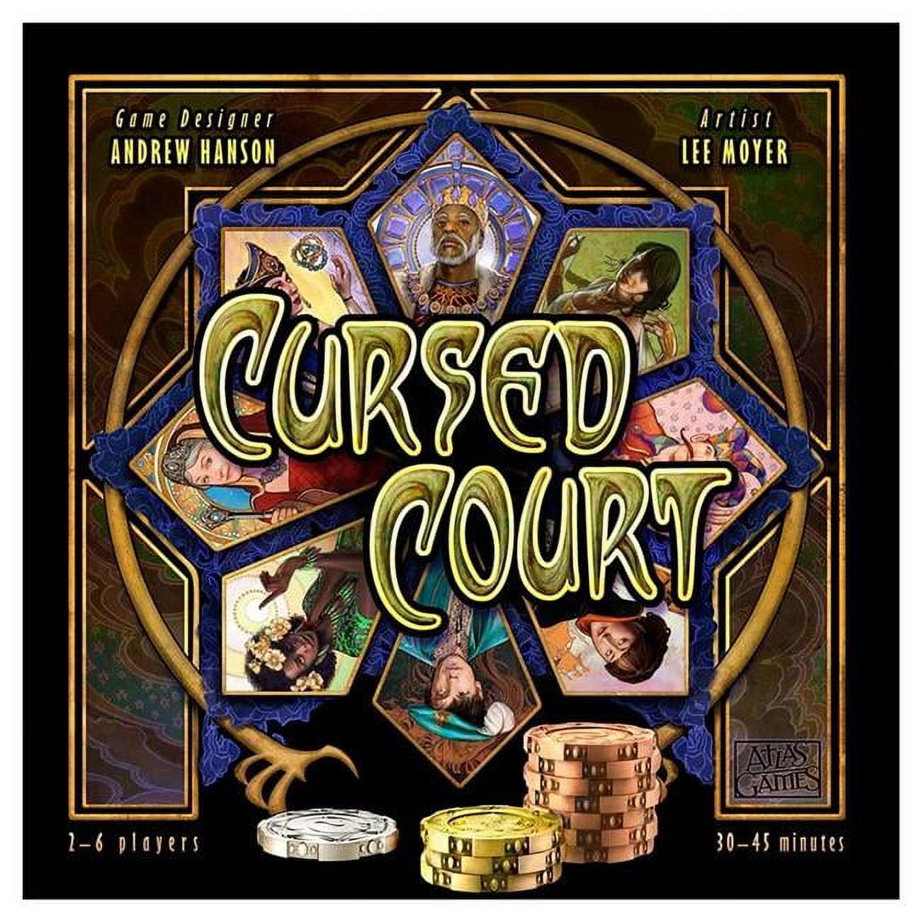 Atg1400 Cursed Court Board Games