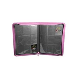 Zipper Folio 9 Pocket Lx Album, Pink