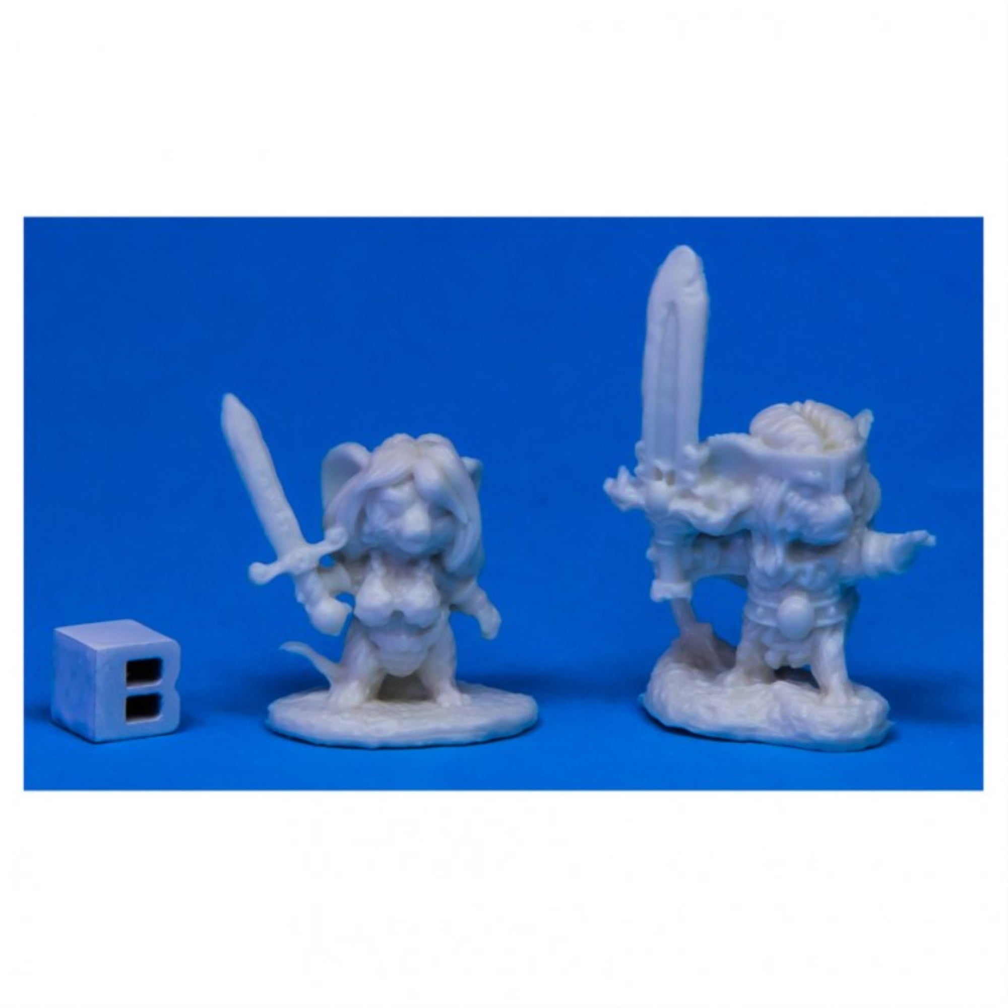 Barbarian Mouslings Bone Figure - Set Of 2