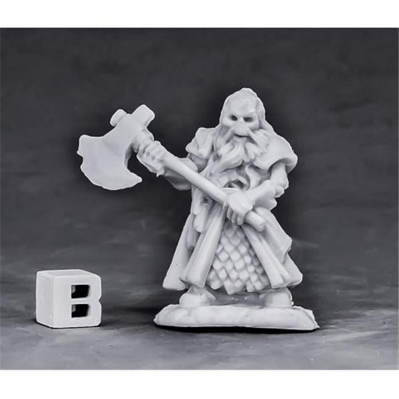 Rem77561 Bones - Undead Dwarf Fighter W3 Miniatures