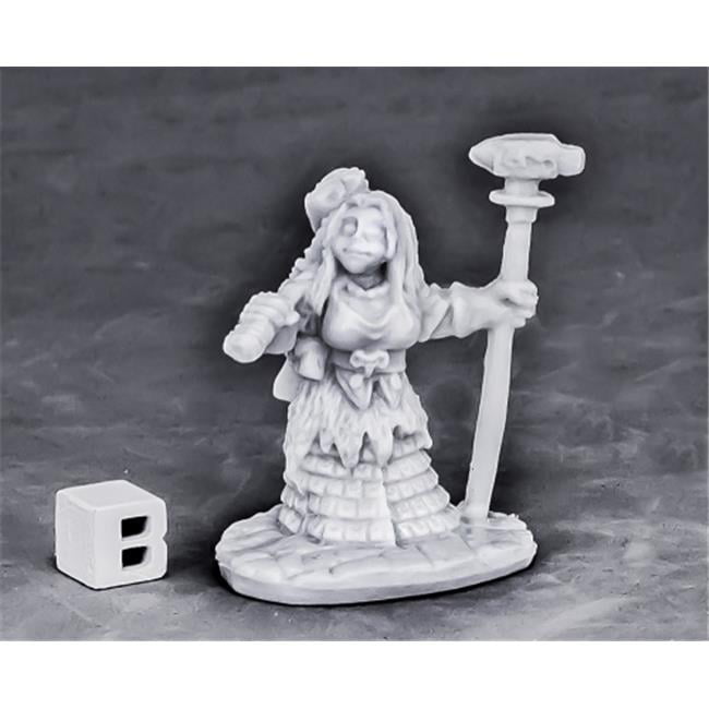 Rem77571 Bones - Dwarf Forge Priestess W3 Miniatures