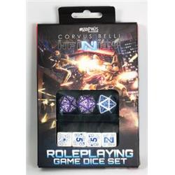 Muh050498 Infinity - The Roleplaying Gaming Dice Combined Army - Set Of 7