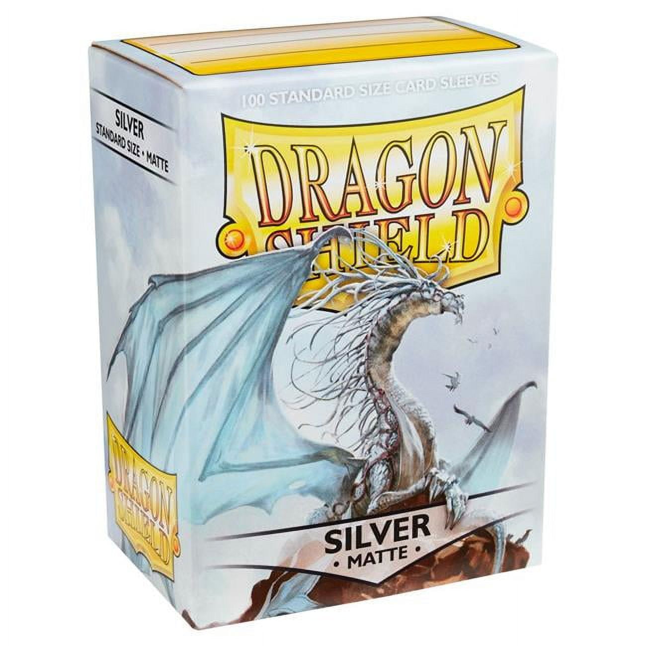 Dp Dragon Shield Matte, Pack Of 100 - Silver