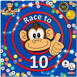 Bri109-1 Race To 10 Board Game