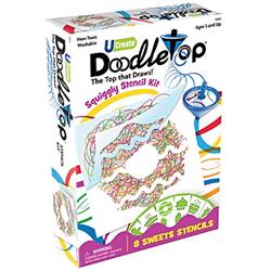 University Games Unv60609 Doodletop Sweets Stencil Kit