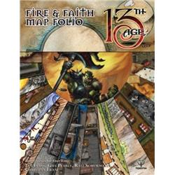 Pel13a13m 13th Age -fire & Faith Map Folio