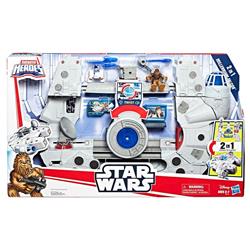 Hsbe0414 Play Star Wars Galactic Heroes Millenium Falcon - Assorted Of 2