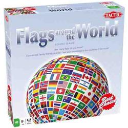 Tac53855 Flags Around The World Educational Board Game