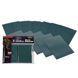 Bcddgegtel Elite Deck Guard Card Sleeves, Gloss Teal - 80 Count
