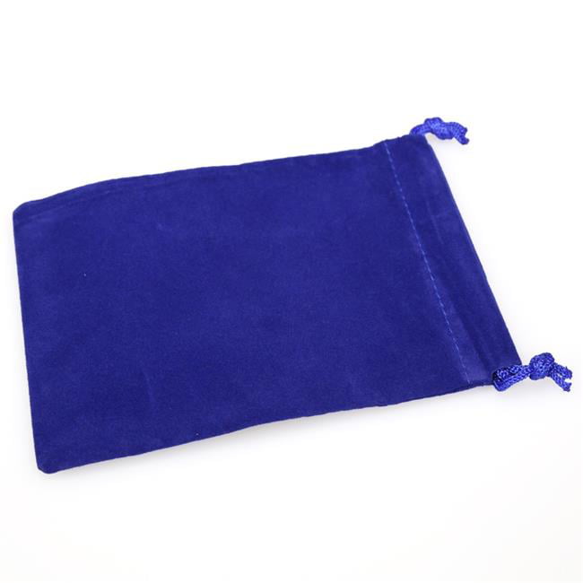 Manufacturing Suede Dice Bag, Royal Blue - Small