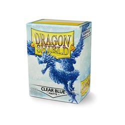 Atm11033 Dp Dragon Shield Matte Clear Blue Sleeves - 100 Sleeves Per Box, Standard Size