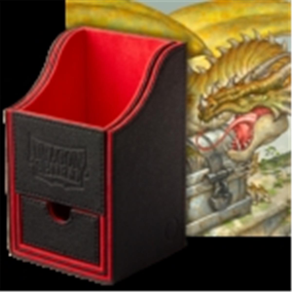 Atm40204 Dragon Shield Nest Plus Deck Boxes - Black Red