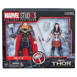 Hsbe2448 Marvel Cinematic Universe 10th Thor & Sif Figurine - Pack Of 4