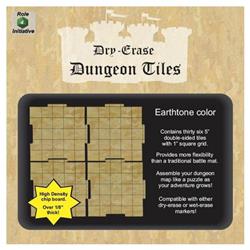 R4i45012 5 In. Square Earthtone Dungeon Tiles - Set Of 36