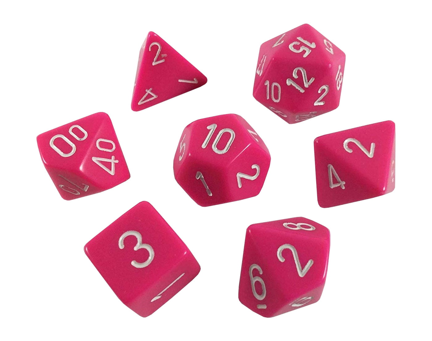 Manufacturing CHX25444 Cube of Opaque Dice - Pink
