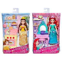 Hsbe2912 Disney Princess Doll With Mini Environment Assortment, Pack Of 3