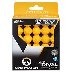 Hsbe3124 Nerf Rival Overwatch 30 Round Refill, Pack Of 8