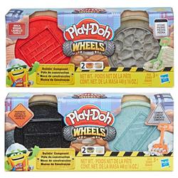 Hsbe4508 Play-doh Wheels Buildin Compound Assortment, Pack Of 4