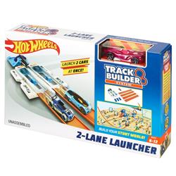 Mttdjd68 Hot Wheels Track Builder 2 Lane Launcher - Pack Of 4