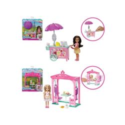 Mttfdb32 Barbie Chelsea Doll & Playset Assortment - Pack Of 4