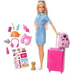 Mttfwv25 Barbie Travel Themed Doll - Pack Of 4