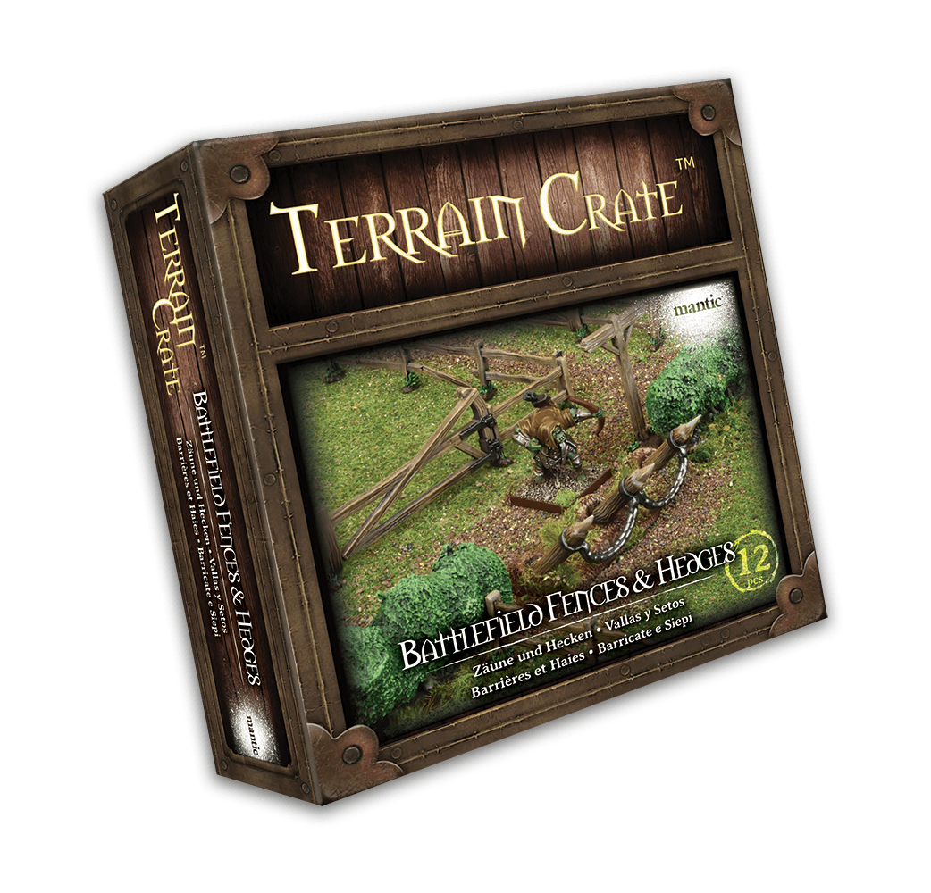 Mgctc125 Terrain Crate Battlefield Fences & Hedges W2 Miniature