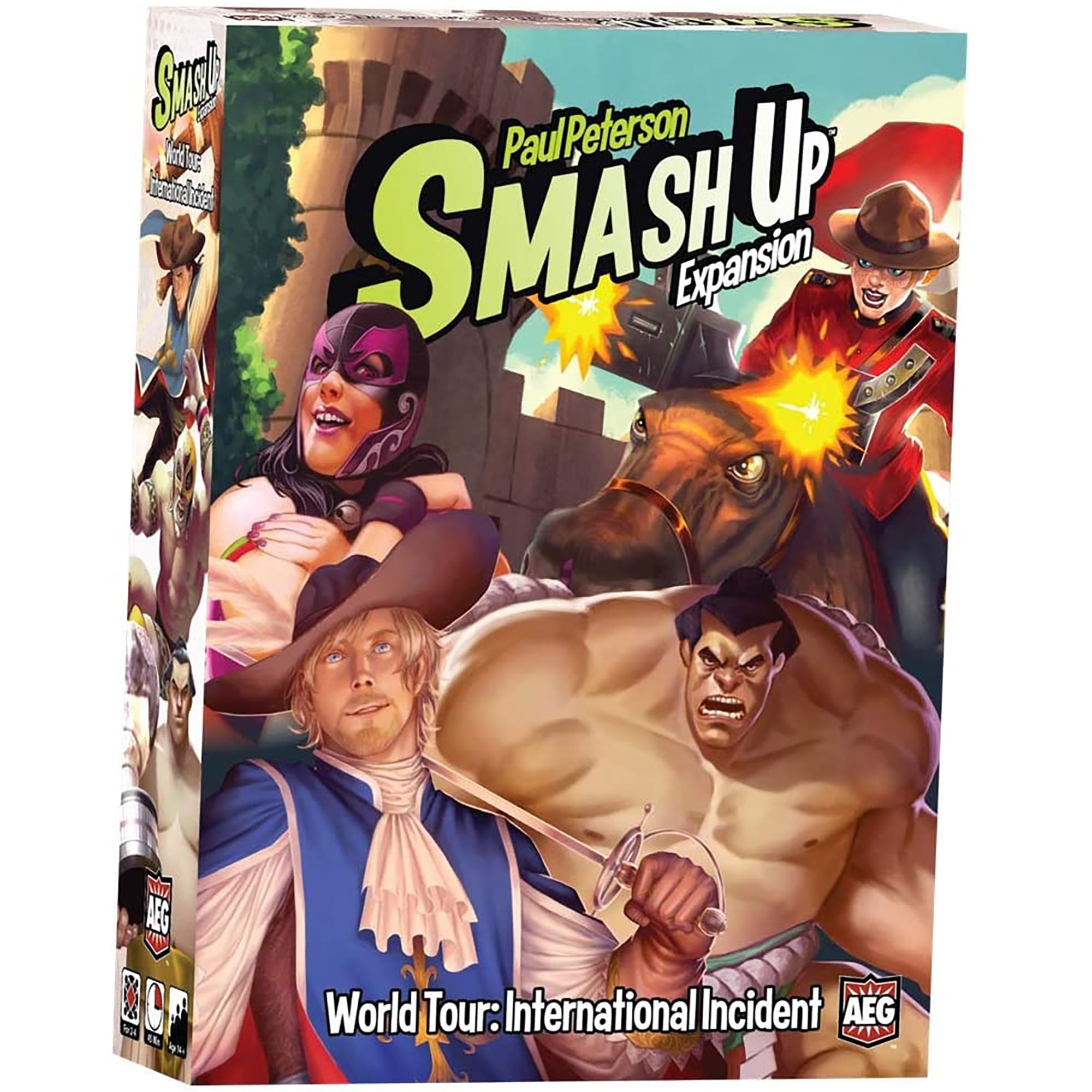 Aeg5516 Smash Up World Tour International Incident Game - Ages 12 Plus